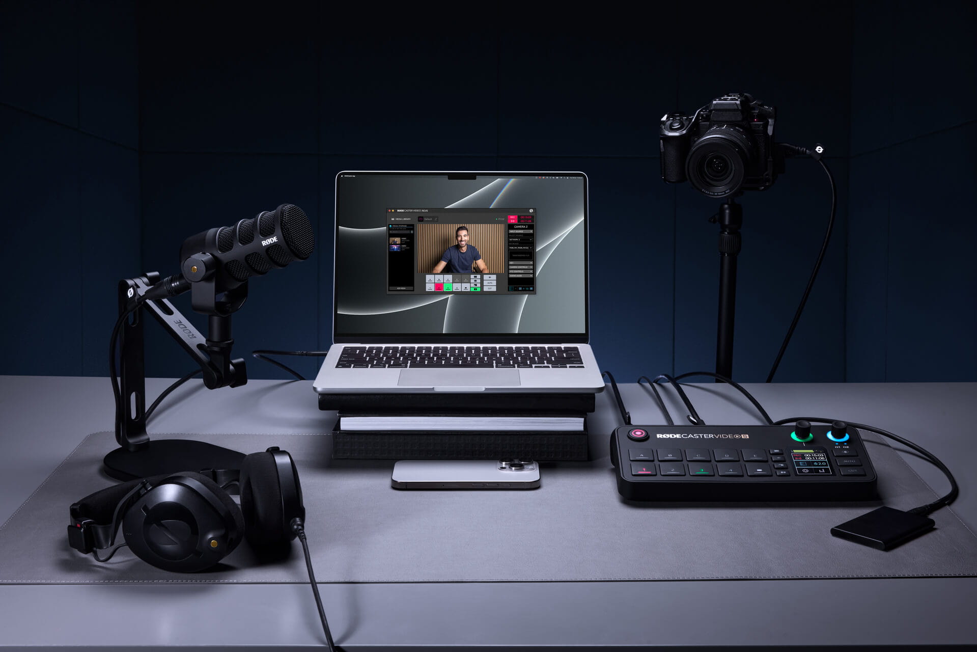 rode rodecaster video s - konsola do produkcji wideo i audio typu „all-in-one”