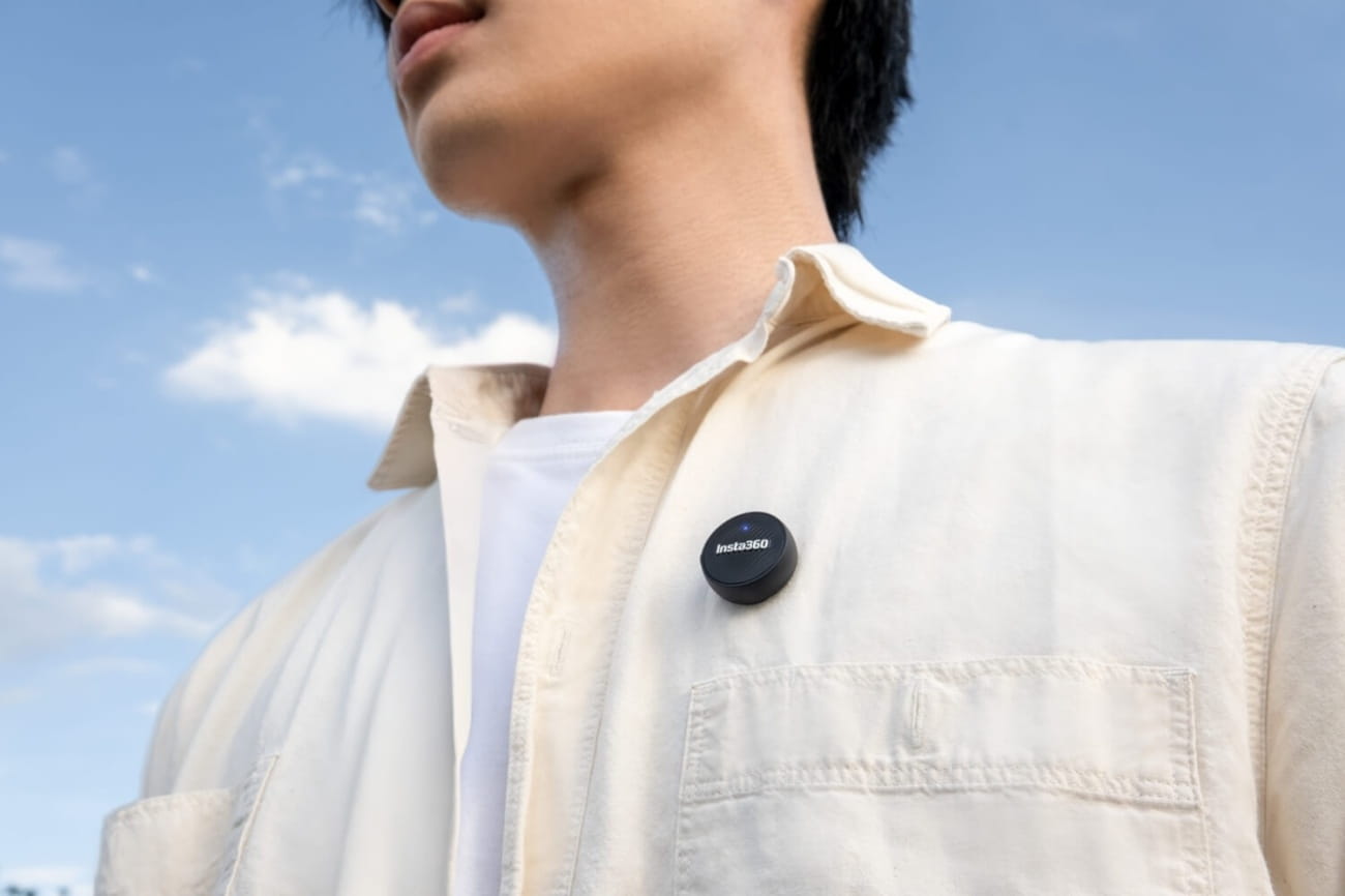 insta360 mic air transmitter - mikrofon bezprzewodowy do kamer insta360 x5, ace pro 2, go ultra, x4