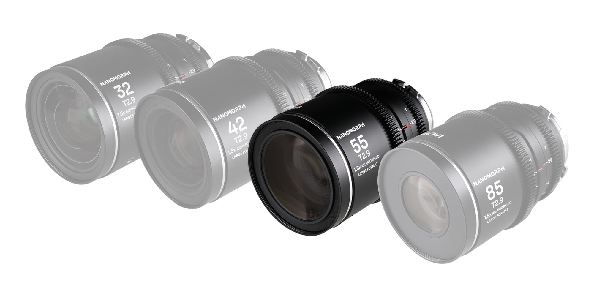 obiektyw laowa nanomorph 55 mm t2,9 1,5x lf silver do arri pl / canon ef