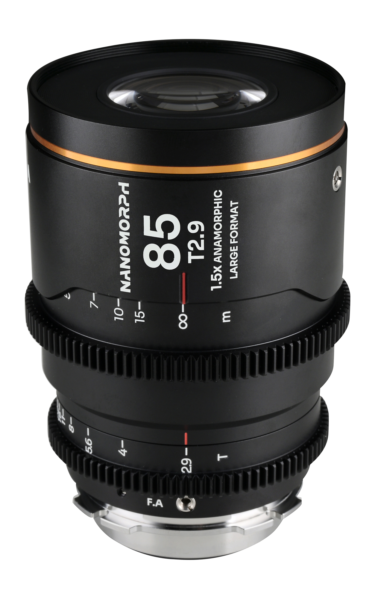 obiektyw laowa nanomorph 85 mm t2,9 1,5x lf amber do arri pl / canon ef