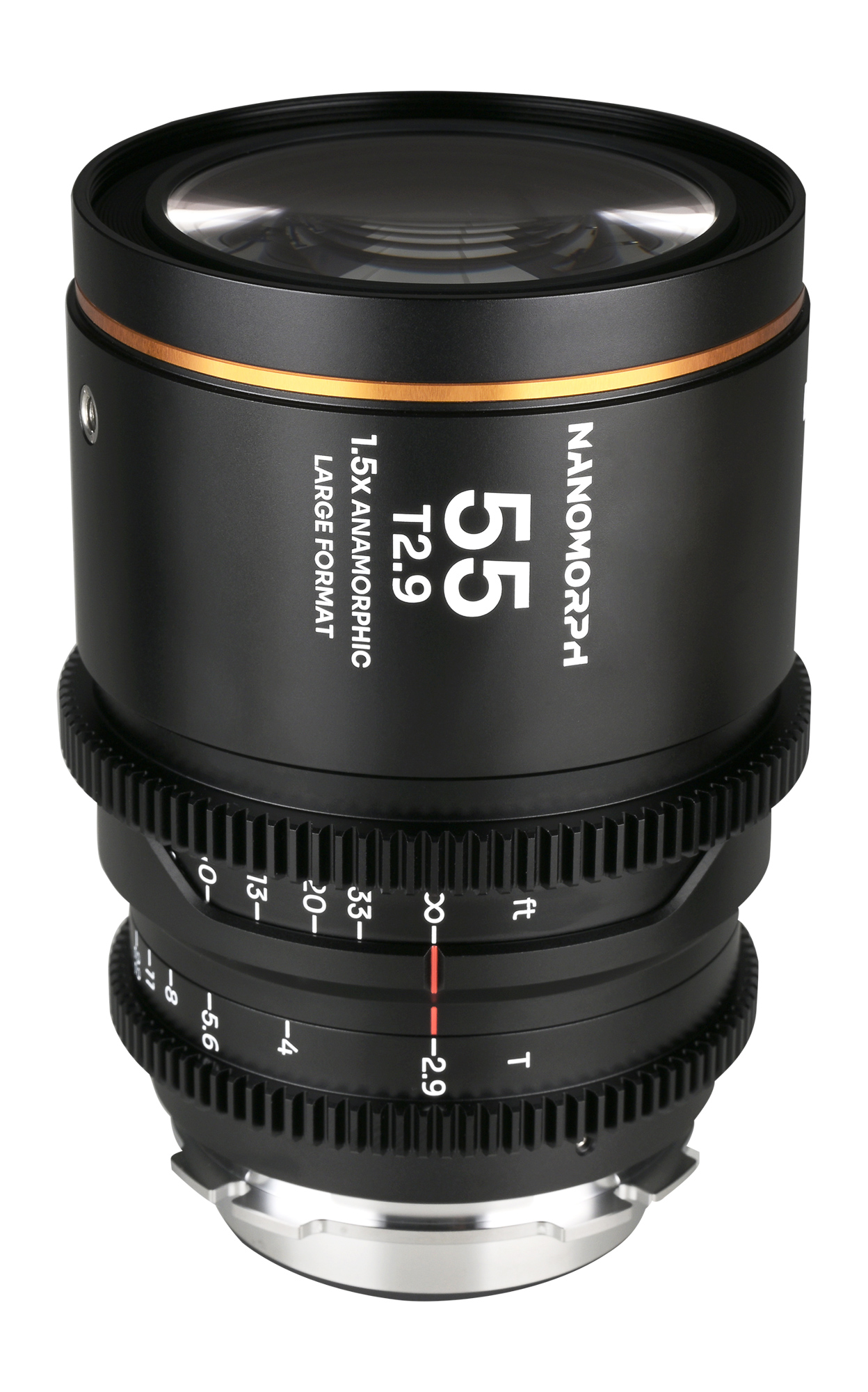obiektyw laowa nanomorph 55 mm t2,9 1,5x lf amber do arri pl / canon ef