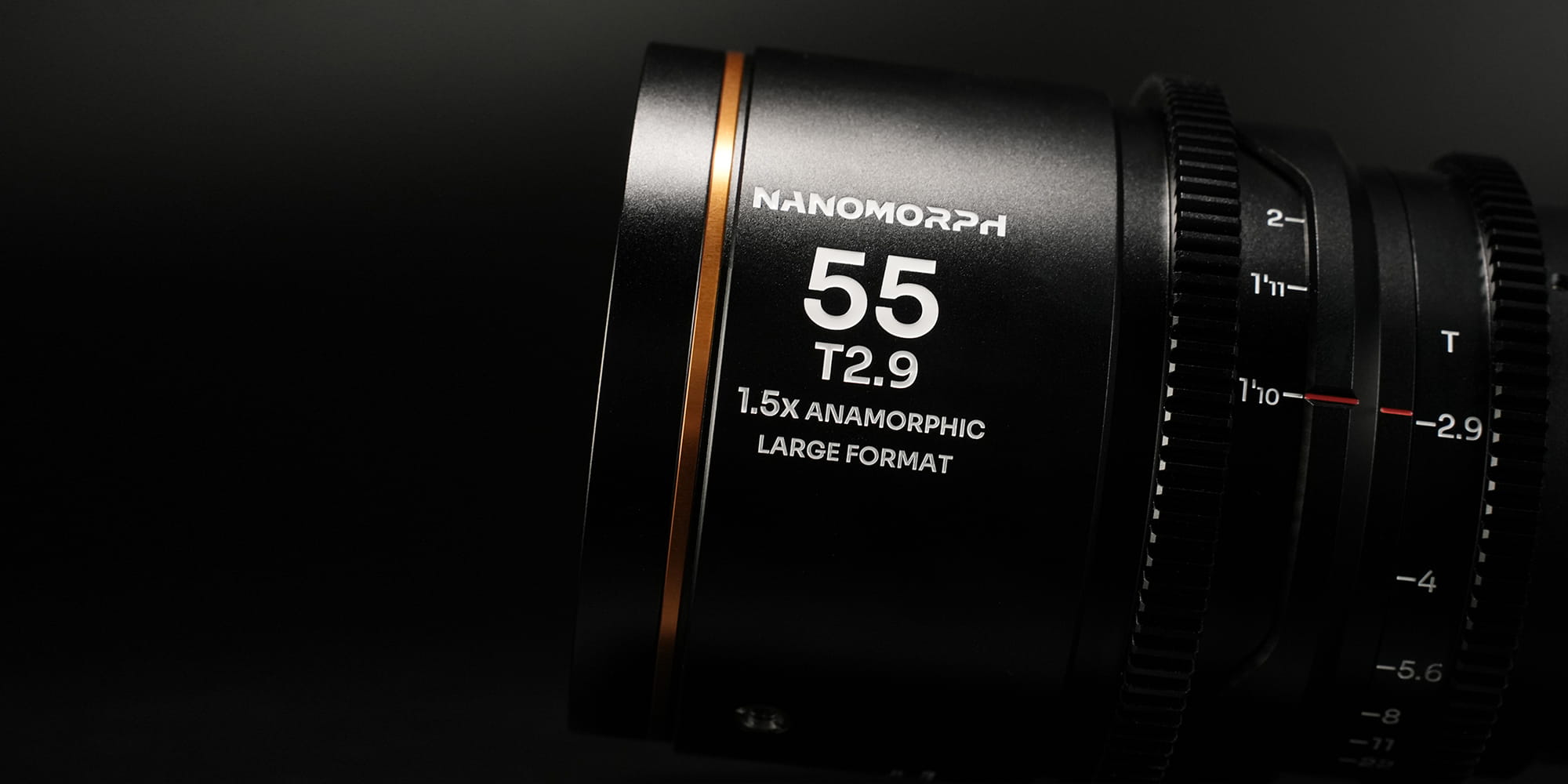 obiektyw nanomorph 55 mm t2,9 1,5x lf amber do arri pl / canon ef