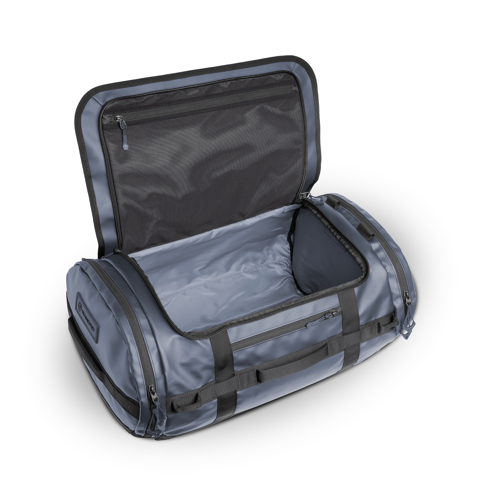 torba wandrd carryall duffel 60 l - niebieska