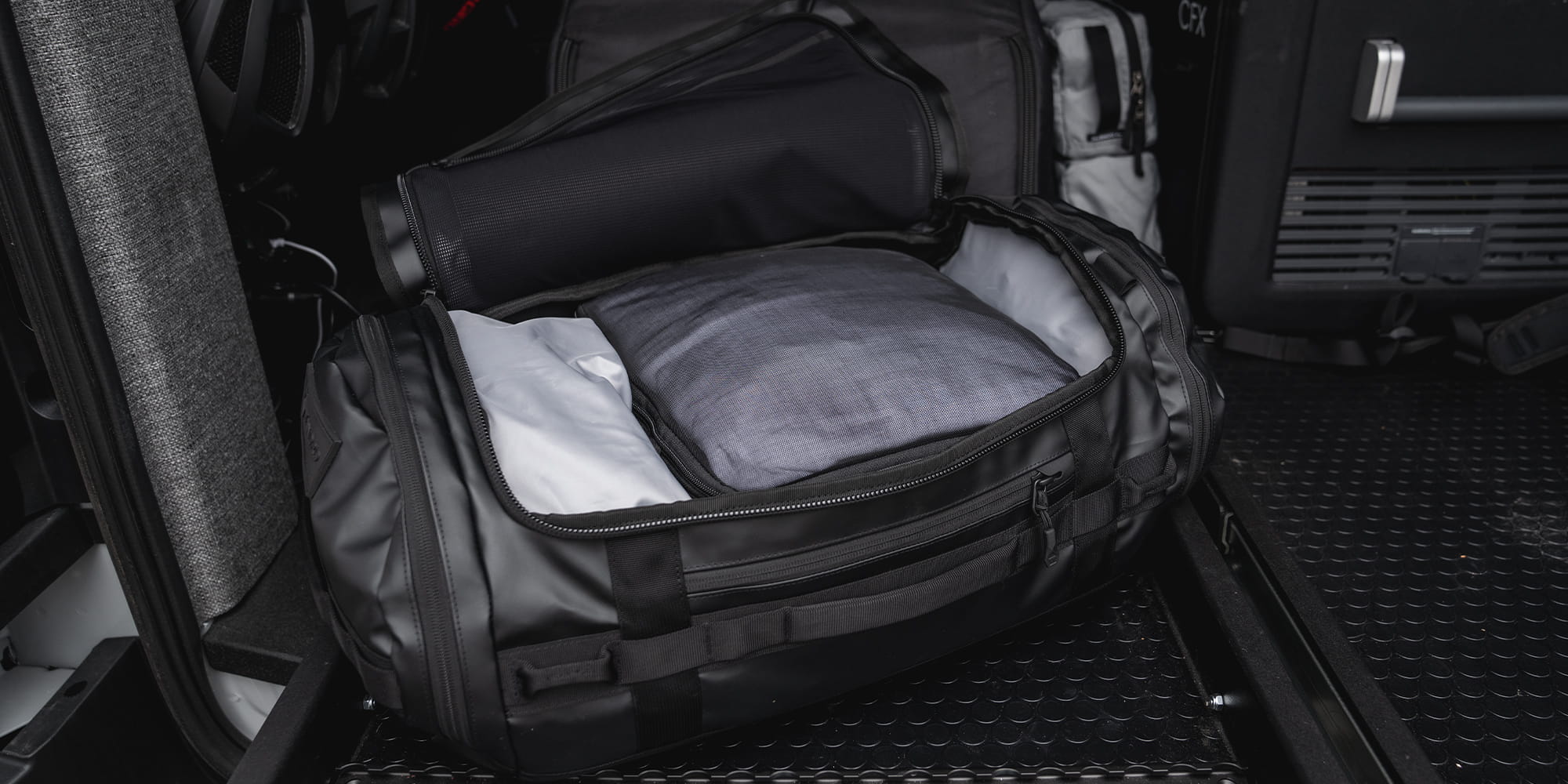 torba wandrd carryall duffel 40 l - zielona