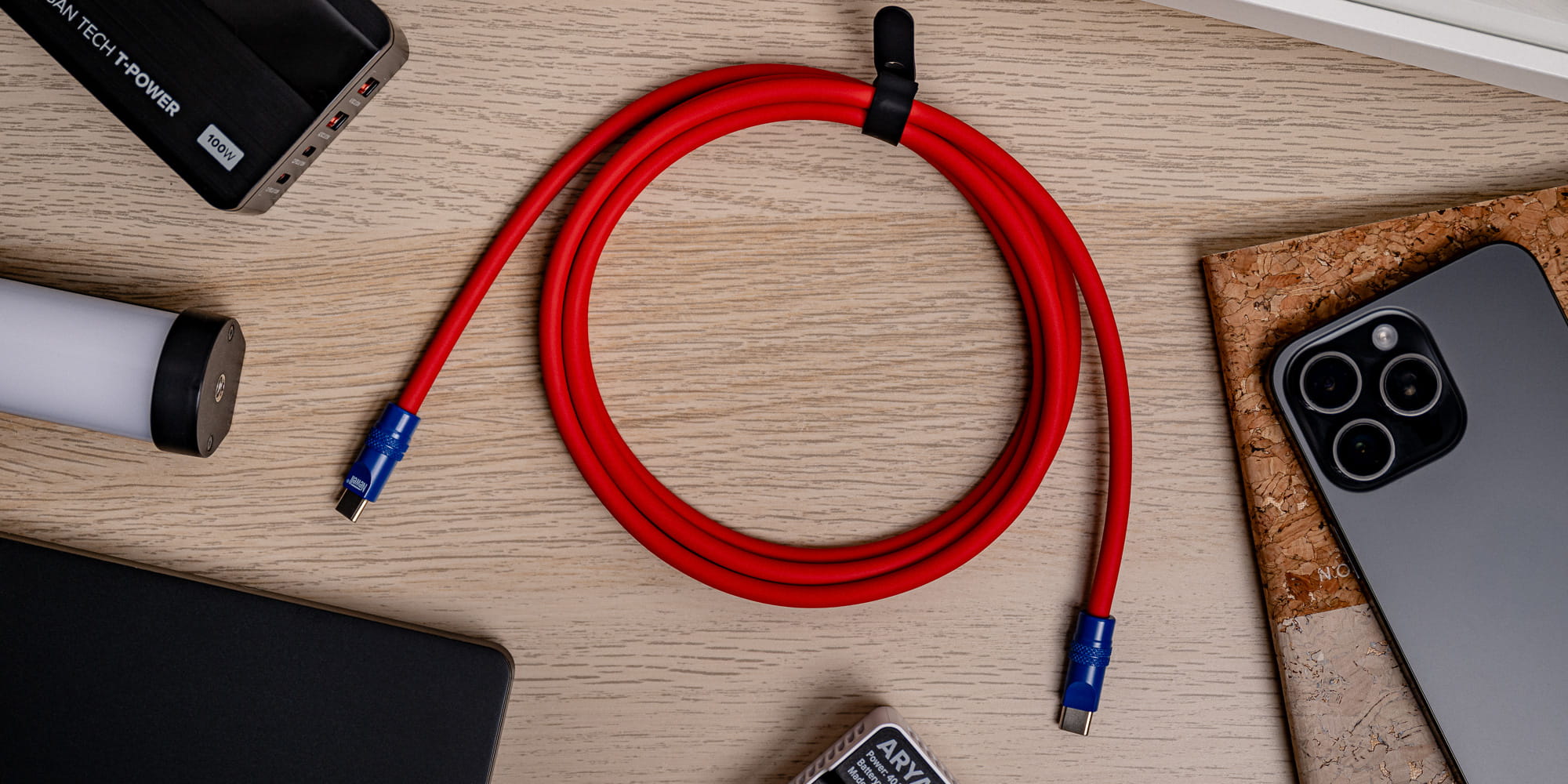 kabel newell usb-c - usb-c 100 w, 2 m, silikonowy