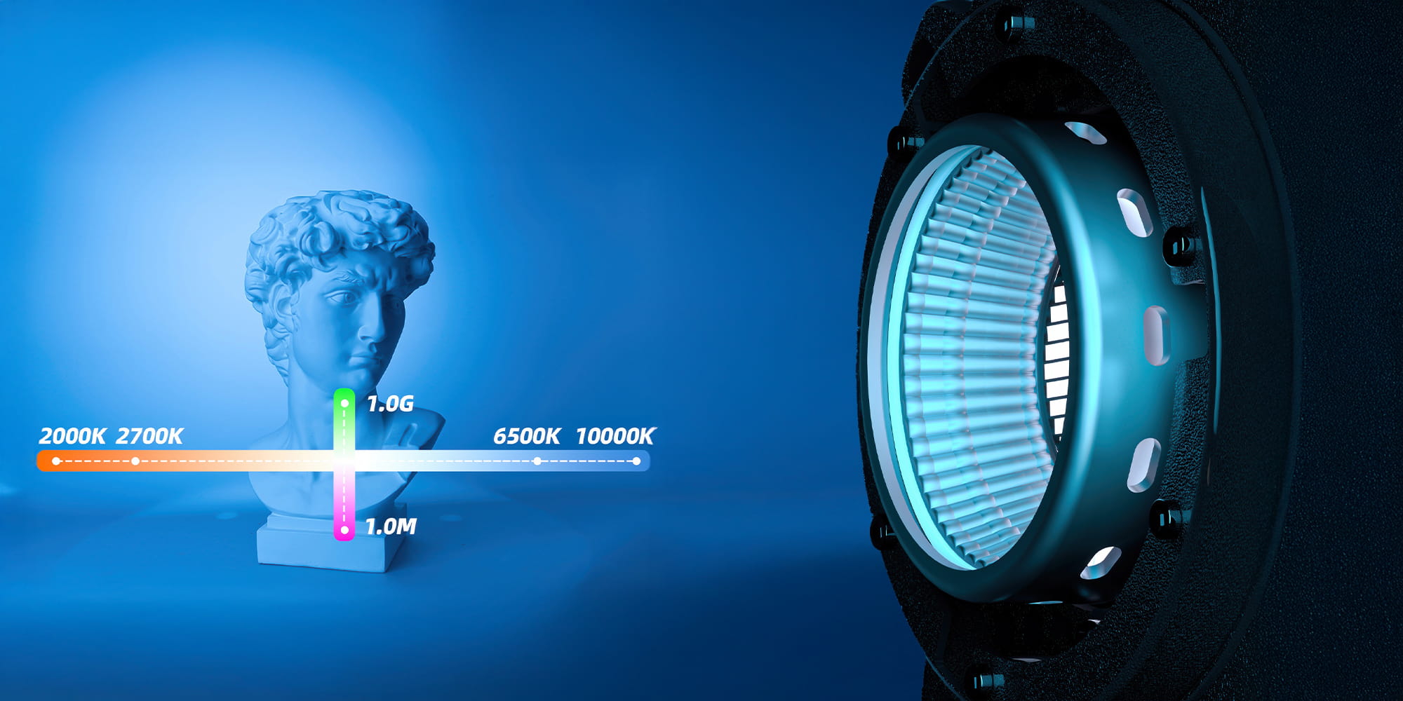 lampa led yongnuo yn150 ultra rgb kit