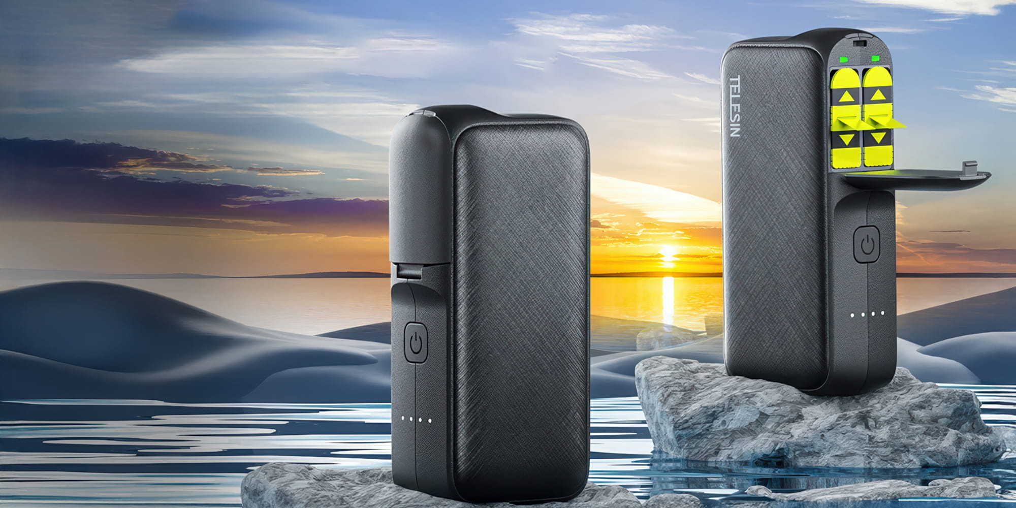 power bank telesin gp-pb-001 z wbudowaną ładowarką do akumulatorów gopro hero 5 - 12