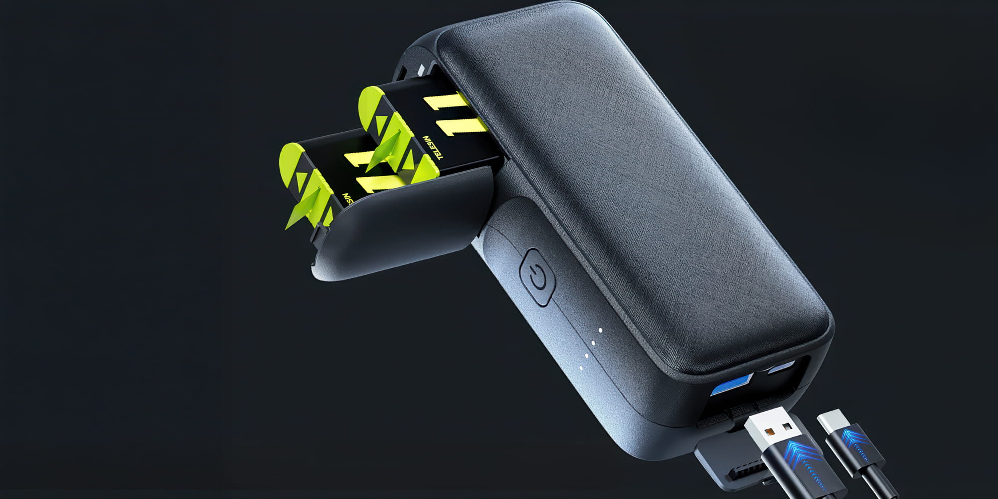 power bank z wbudowaną ładowarką do akumulatorów gopro hero 5 - 12