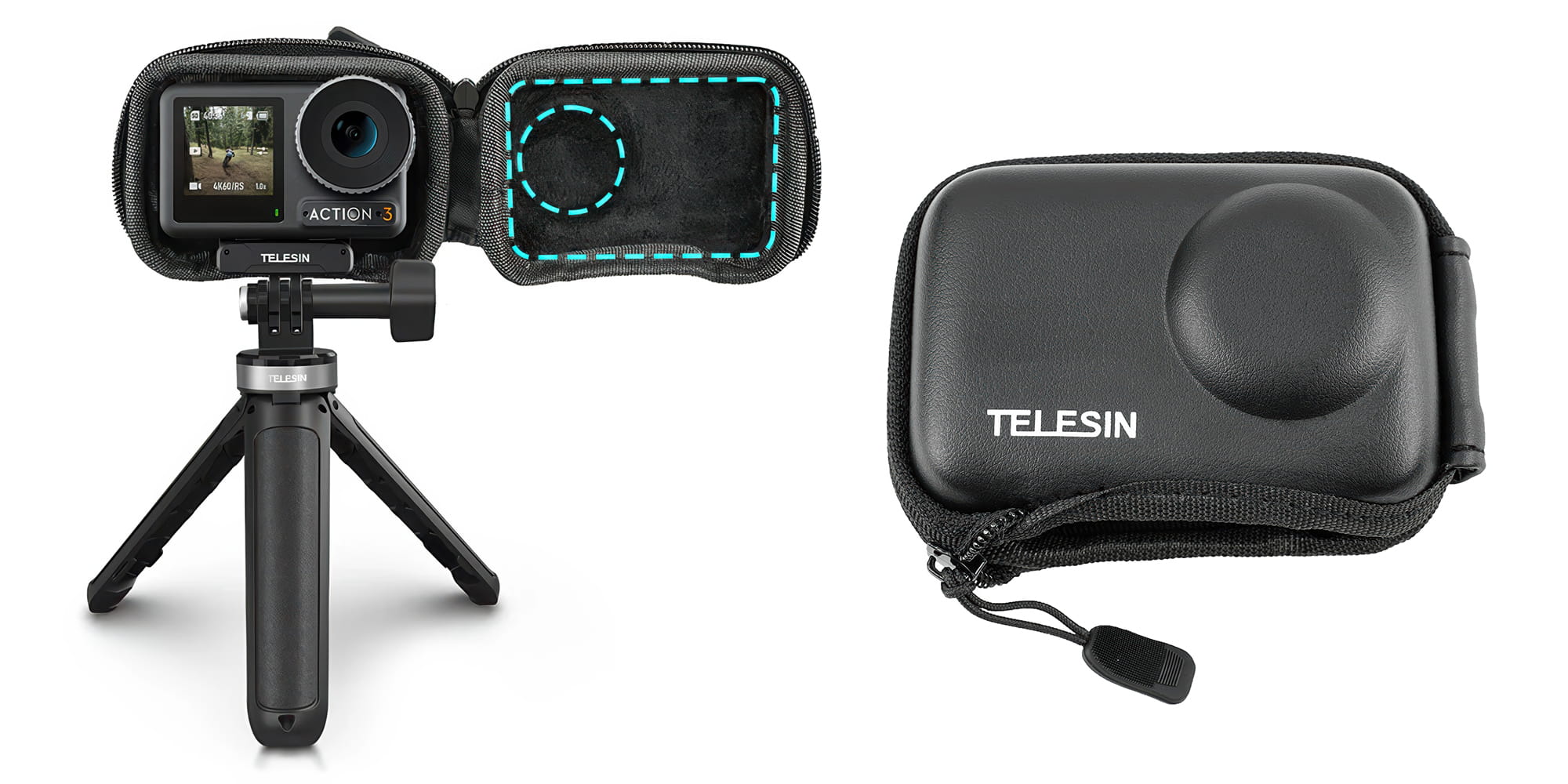 etui do kamer dji action 3 /4 / 5 pro