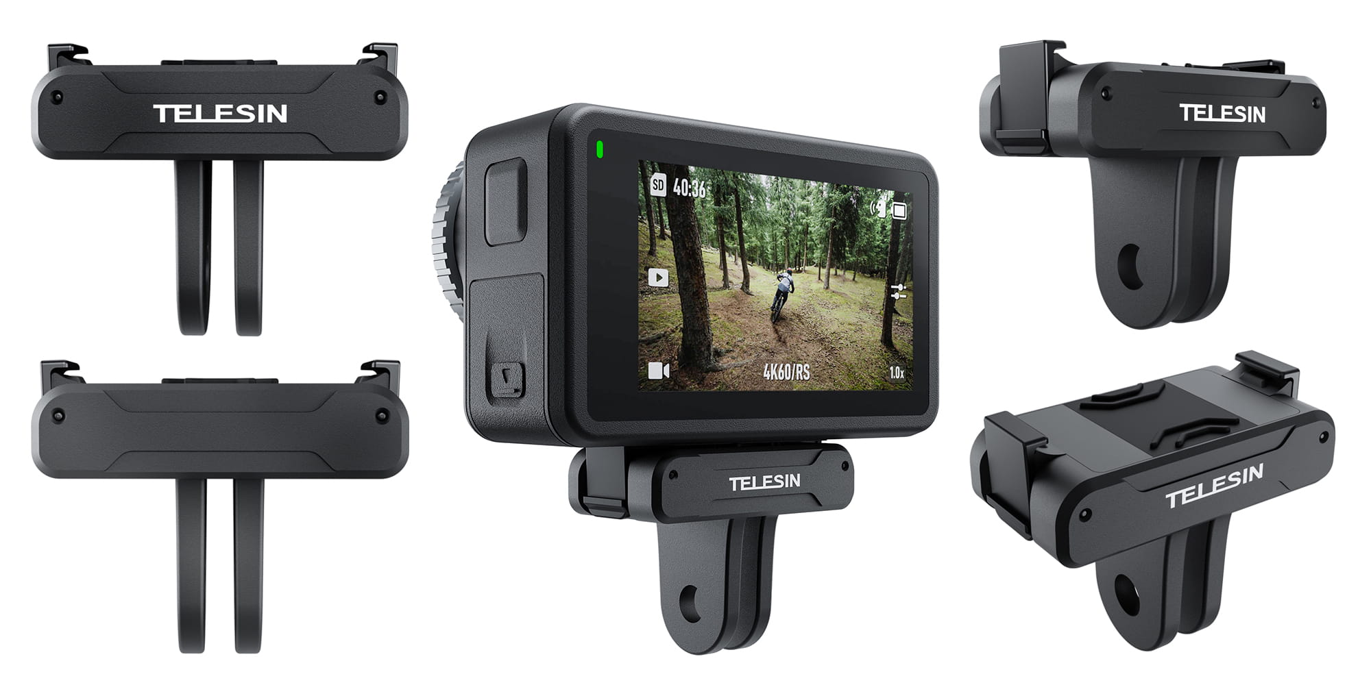 adapter montażowy do dji action 3 / 4 / 5 pro na system gopro