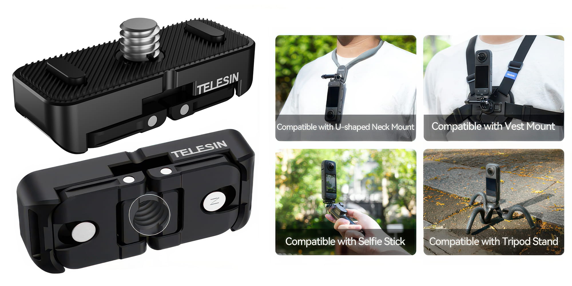 adapter montażowy do kamer insta360 x4 na gopro