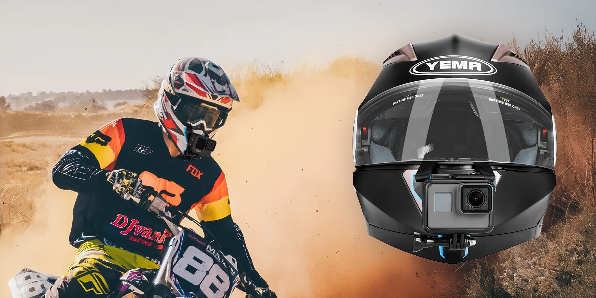 mocowanie na kask do kamerek sportowych