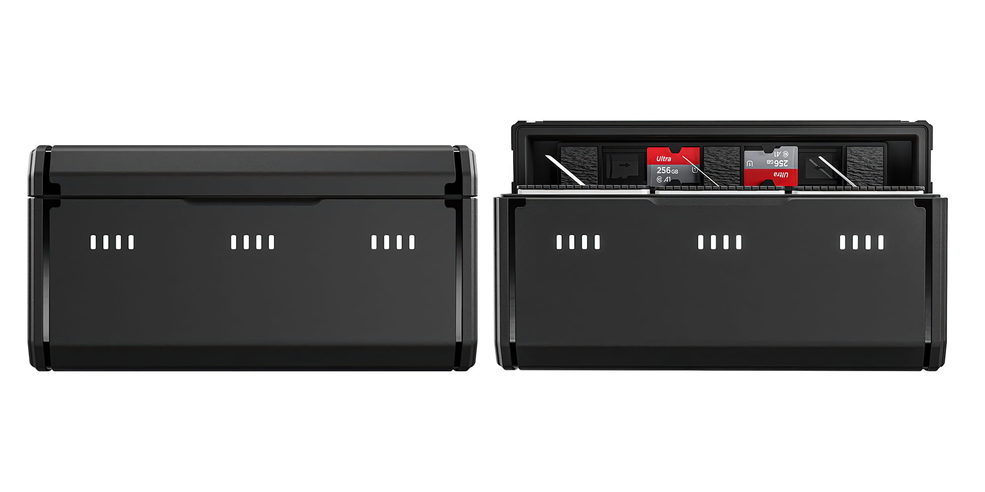 zestaw ładowarka trójkanałowa dwa akumulatory do gopro hero 9 / 10 / 11 / 12