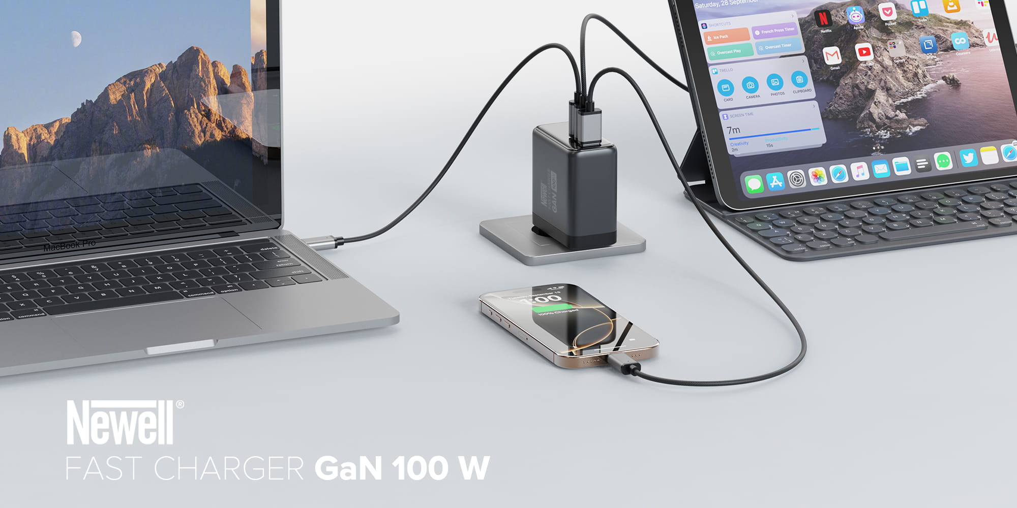 ładowarka sieciowa gan 100 w