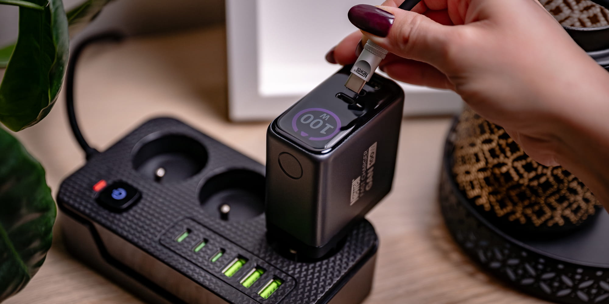 ładowarka sieciowa gan 100w