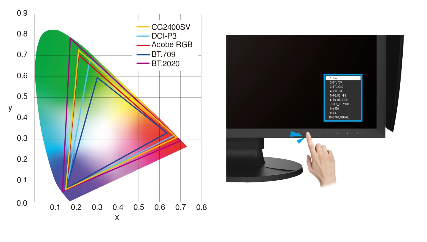 monitor eizo cg2400sv