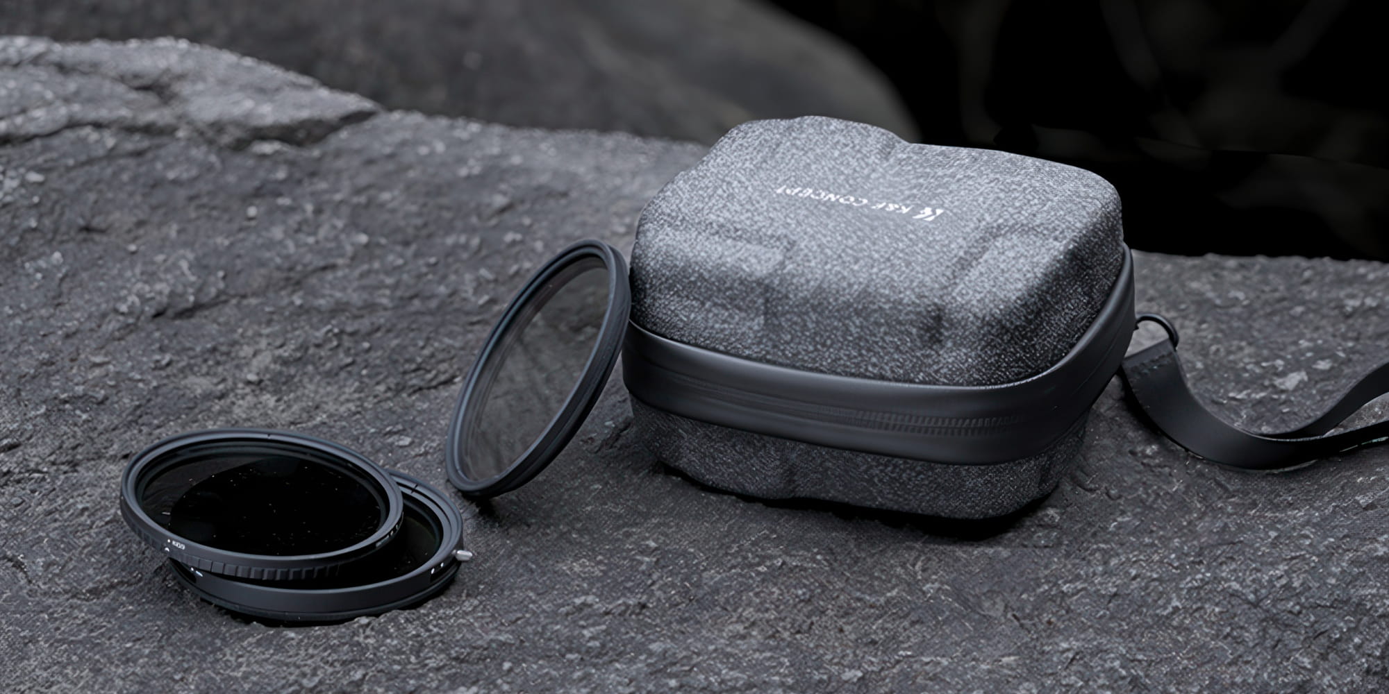 pokrowiec na filtry k&f concept hard shell filter case - 95 mm