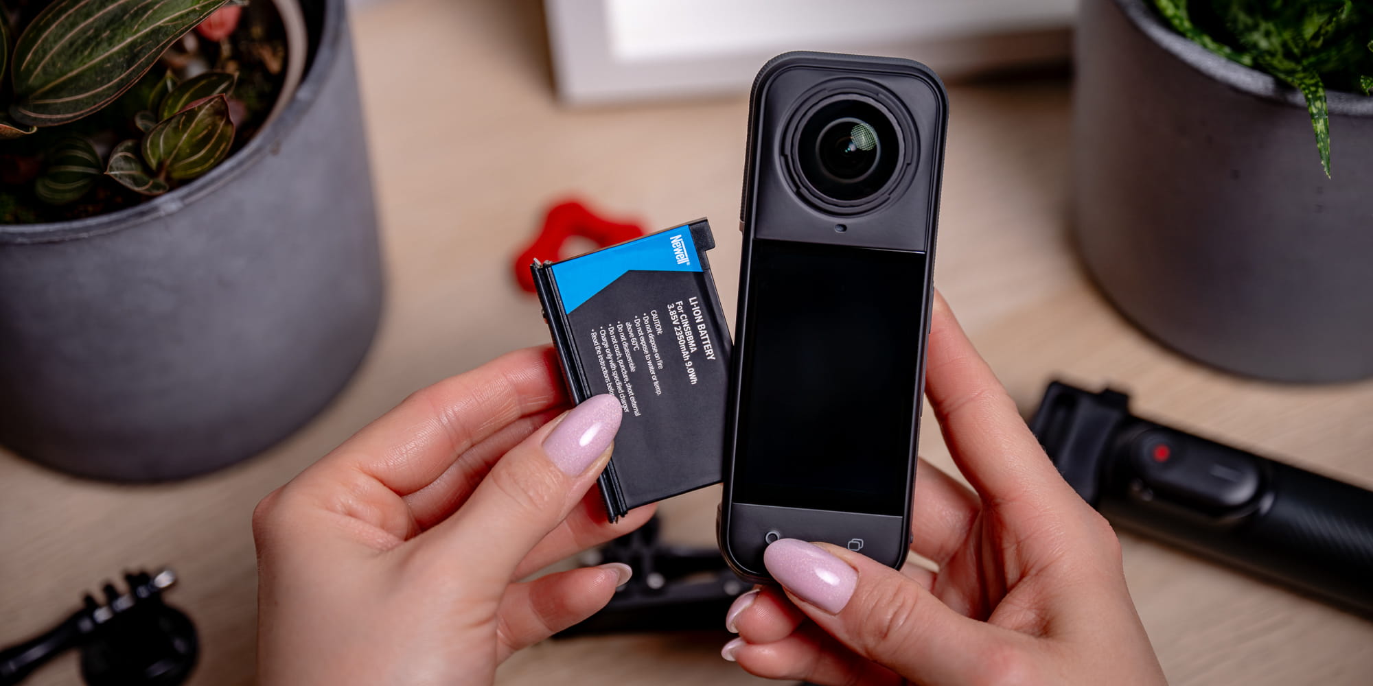 akumulator newell zamiennik cinsbbma do insta360 x4