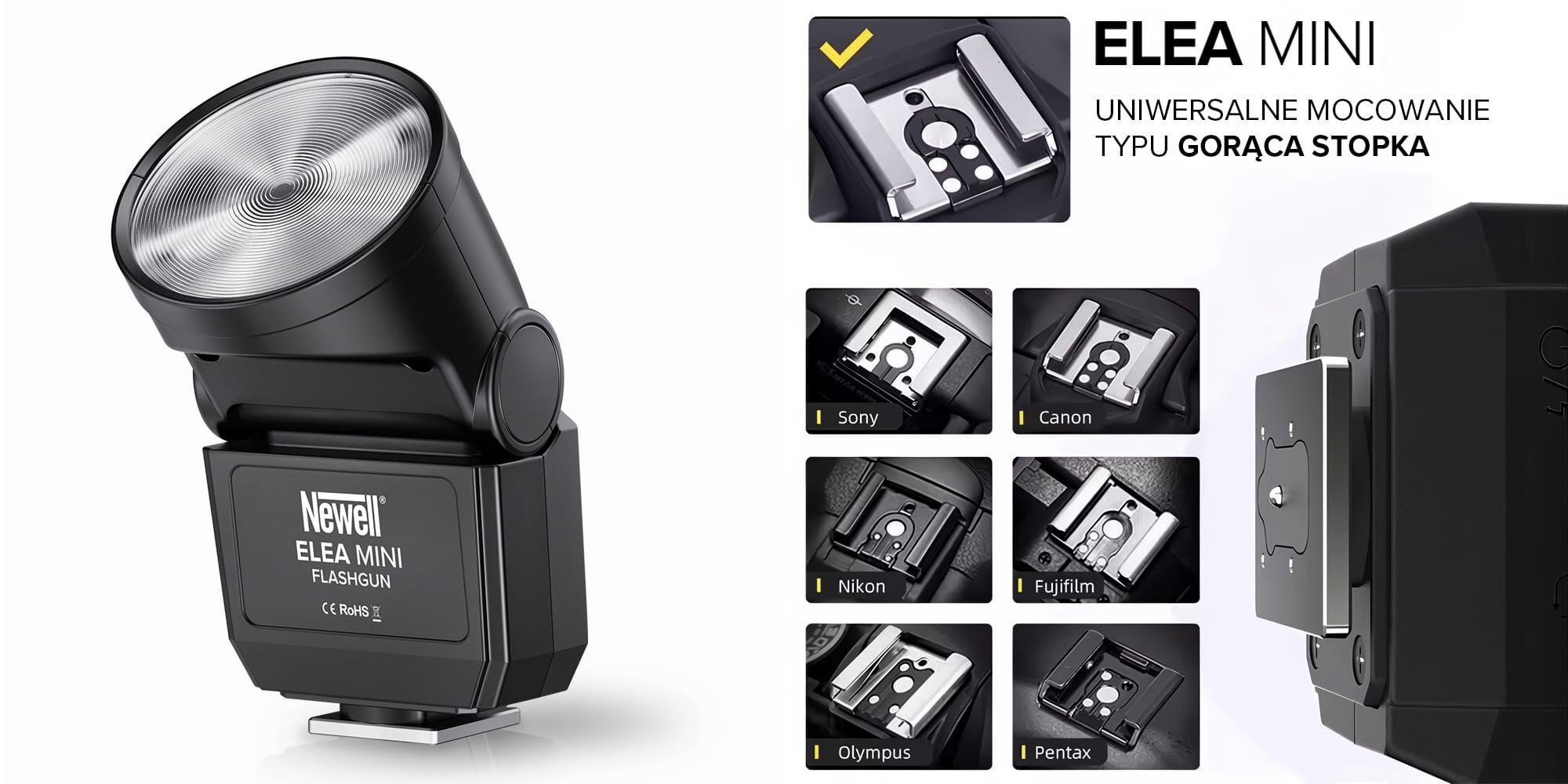 lampa błyskowa newell elea mini
