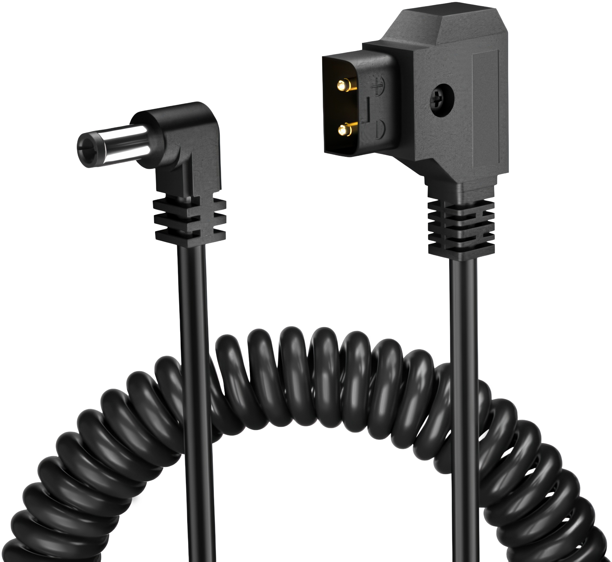 kabel zasilający newell d-tap - dc 5,5 x 2,5 mm, 90 cm, spiralny