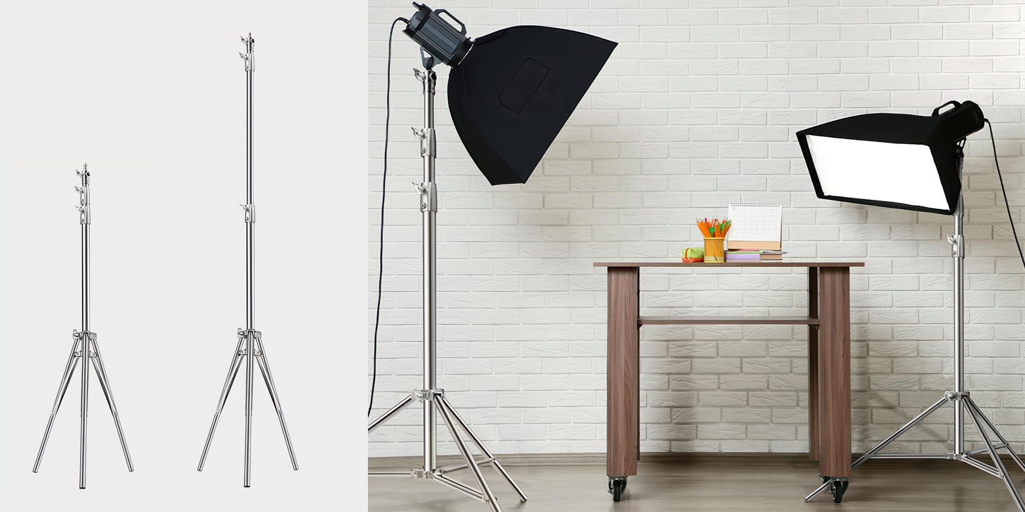statyw oświetleniowy k&f concept kf34.044 - 280 cm