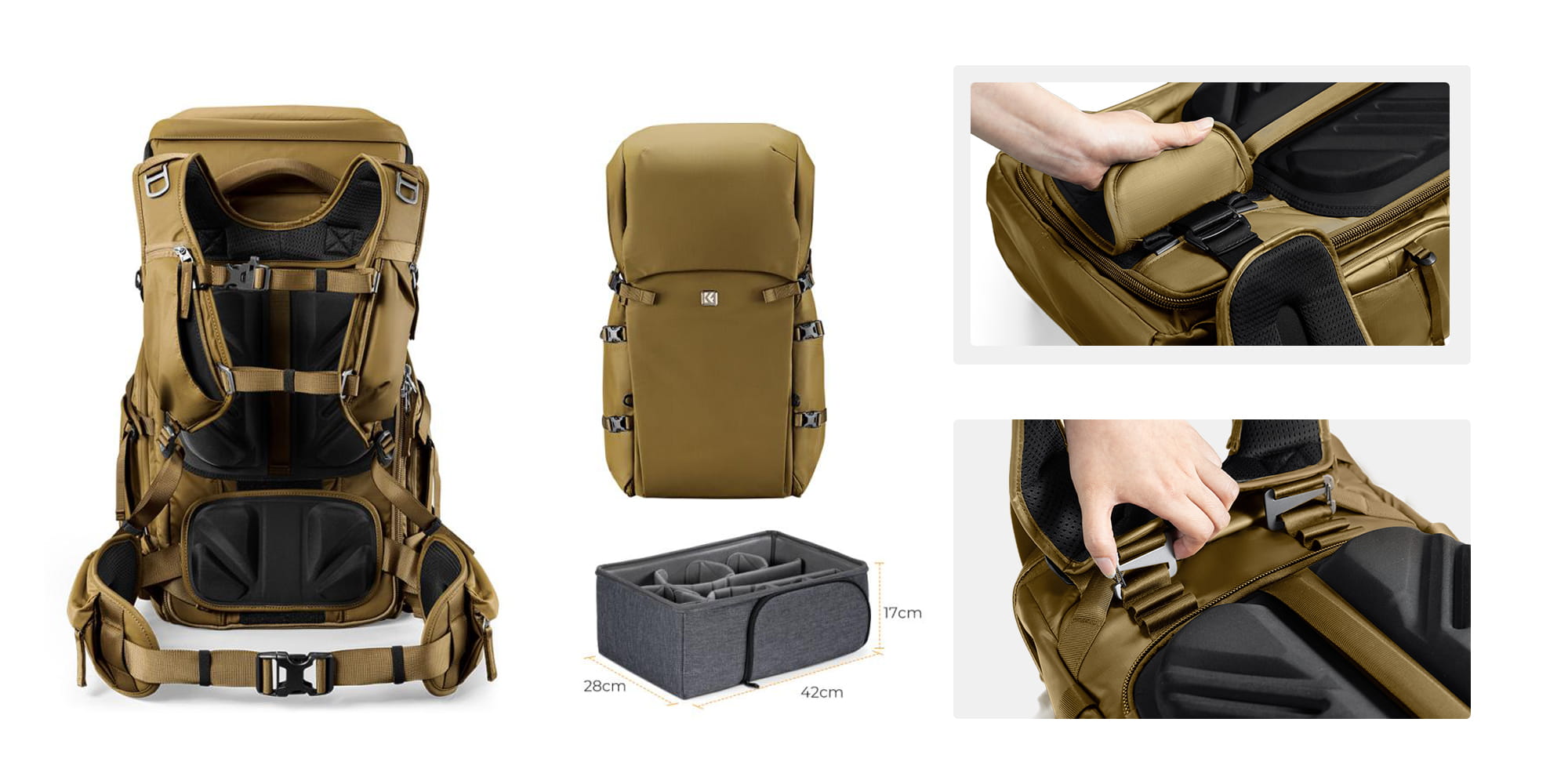 plecak fotograficzny k&f concept star wander 05 40 l