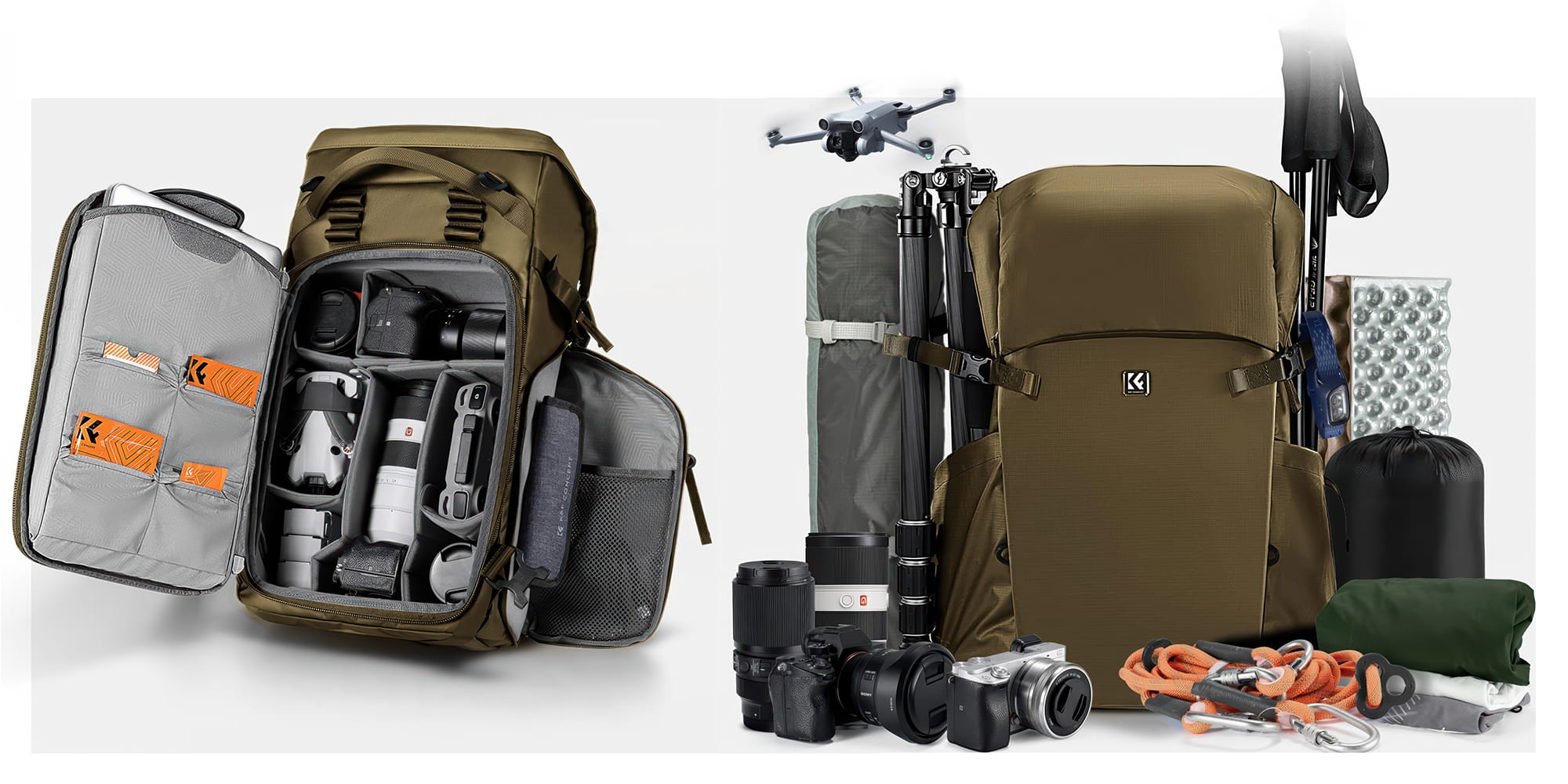 plecak fotograficzny k&f concept star wander 04 30 l