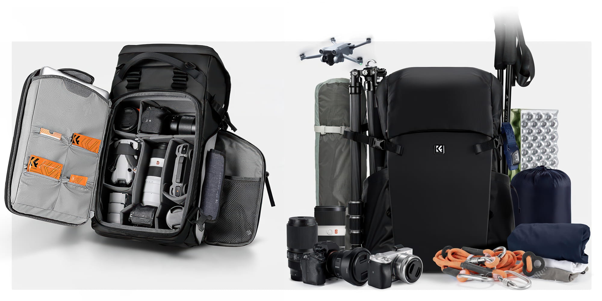 plecak fotograficzny k&f concept star wander 04 30 l