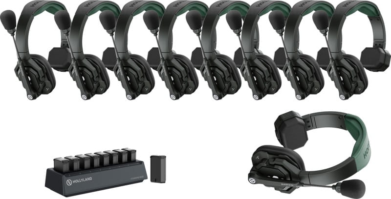 hollyland solidcom se pro - 9 person noise cancelling headset intercom