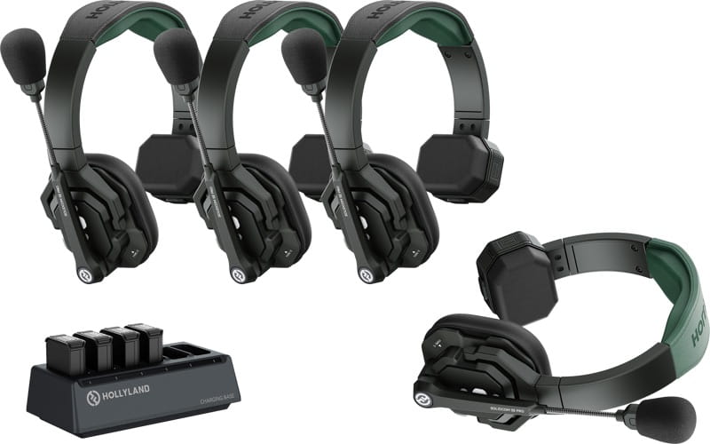 hollyland solidcom se pro - 4 person noise cancelling headset intercom