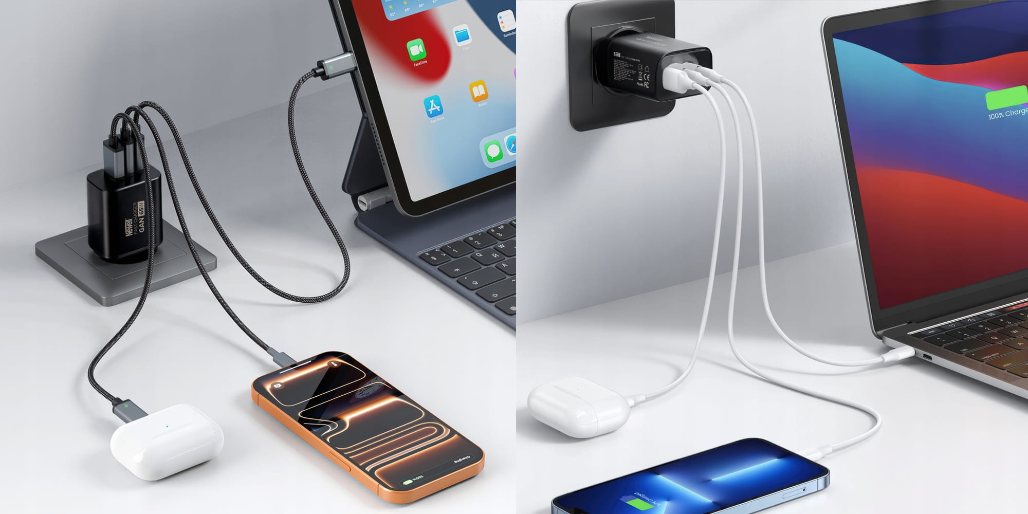 ładowarka sieciowa gan 65 w - eu