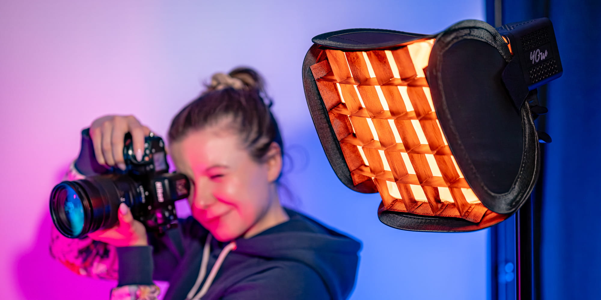 softbox kwadratowy newell 25 cm mini bowens do lampy tara