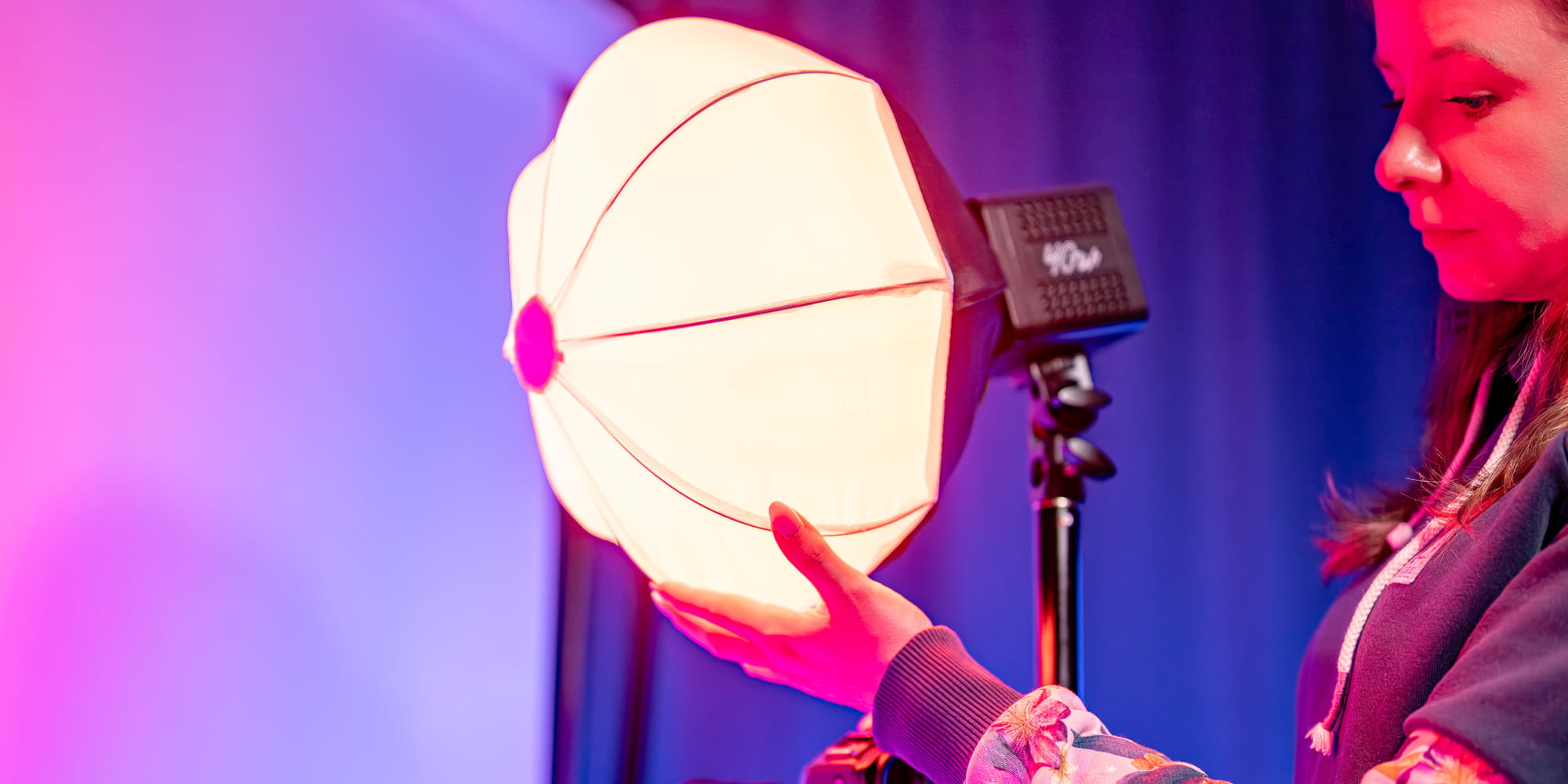 softbox lantern newell 30 cm mini bowens do lampy tara