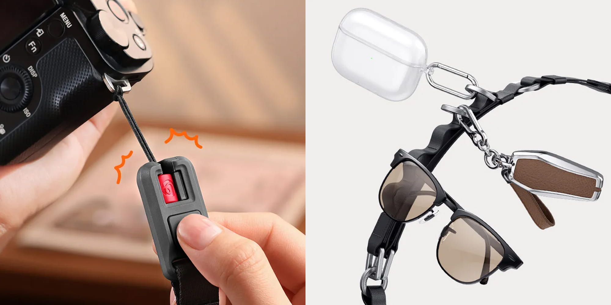 pasek do aparatu ulanzi yf01 y-flex - czarny