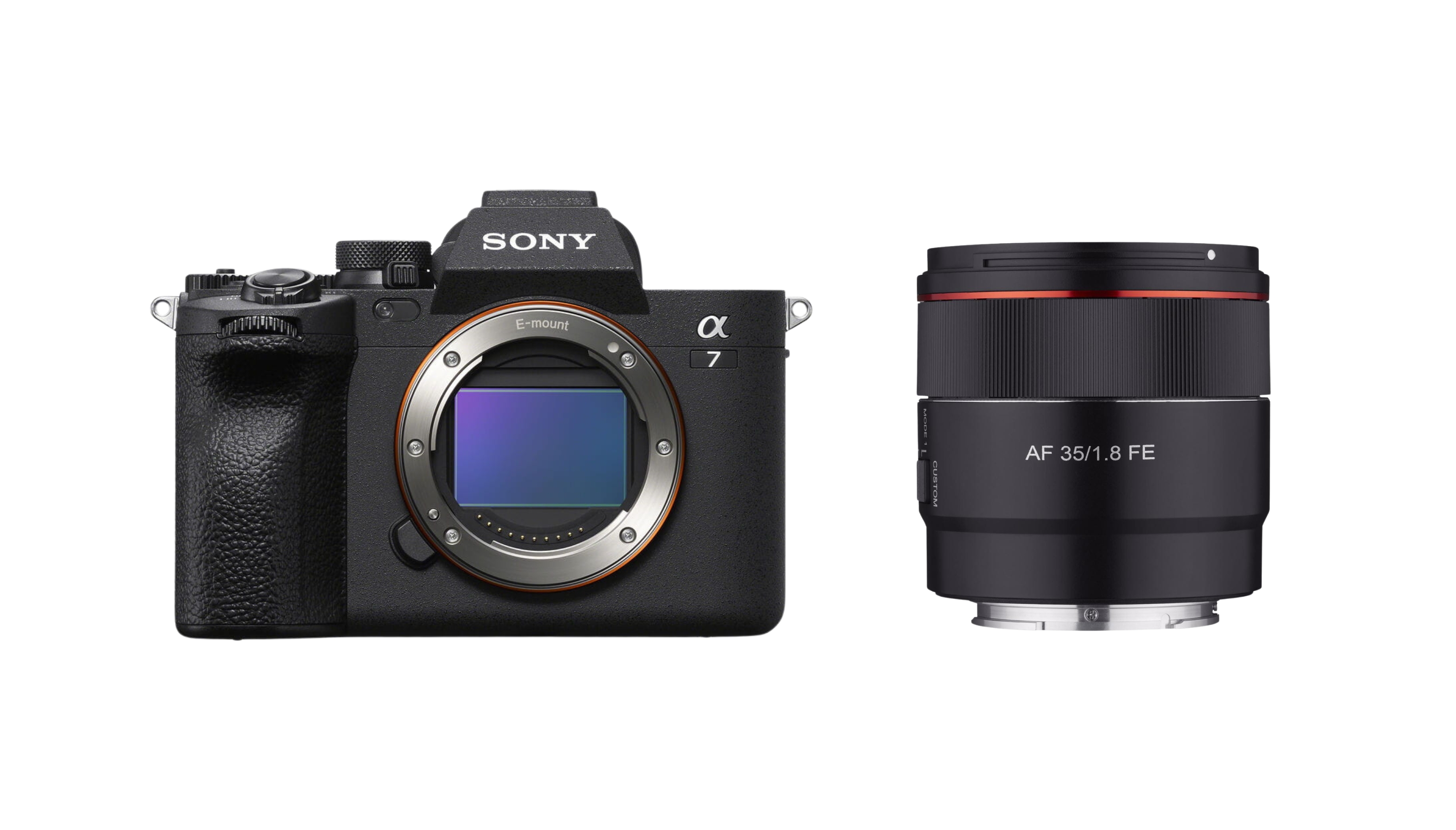 Aparat cyfrowy Sony A7 IV body - ILCE7M4B + obiektyw Samyang AF 35 mm F1.8 FE