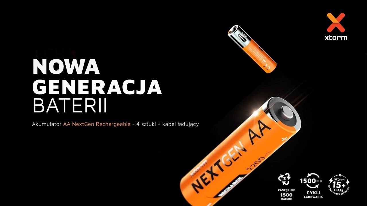 akumulatorki nexgen aa usb-c 4 pak