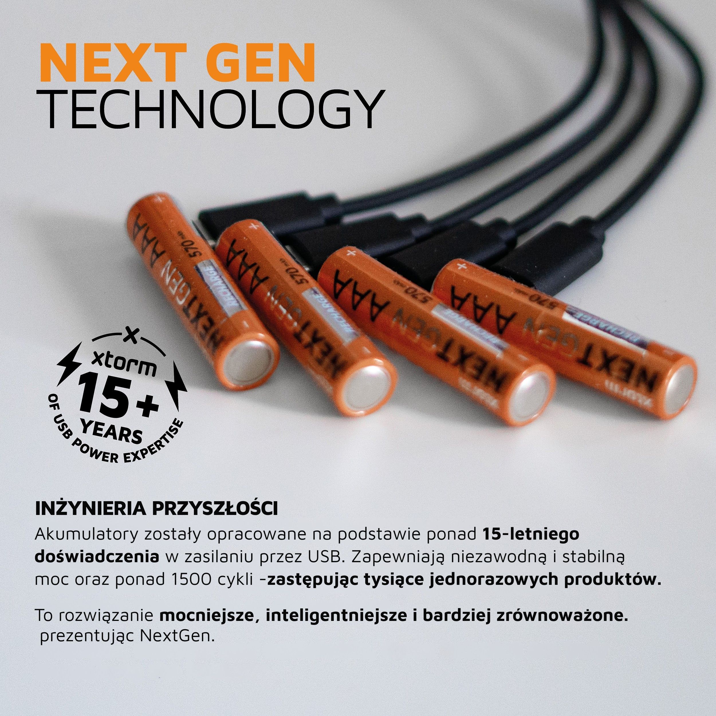 xtorm akumulatorki nexgen aa usb-c 4 pak