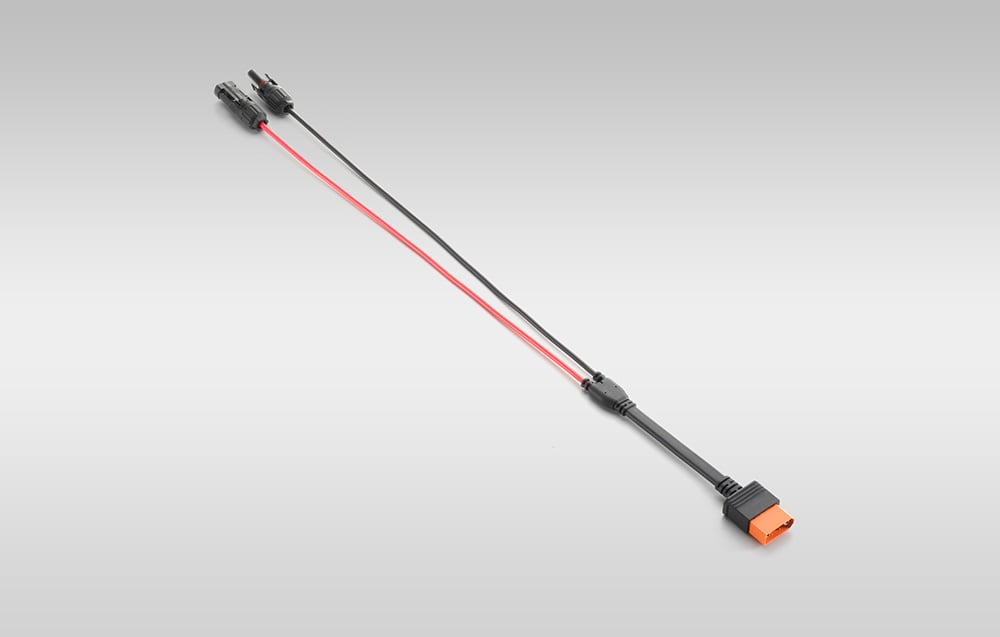 kabel mc4 do ładowania stacji dji power 1000 mini z paneli solarnych