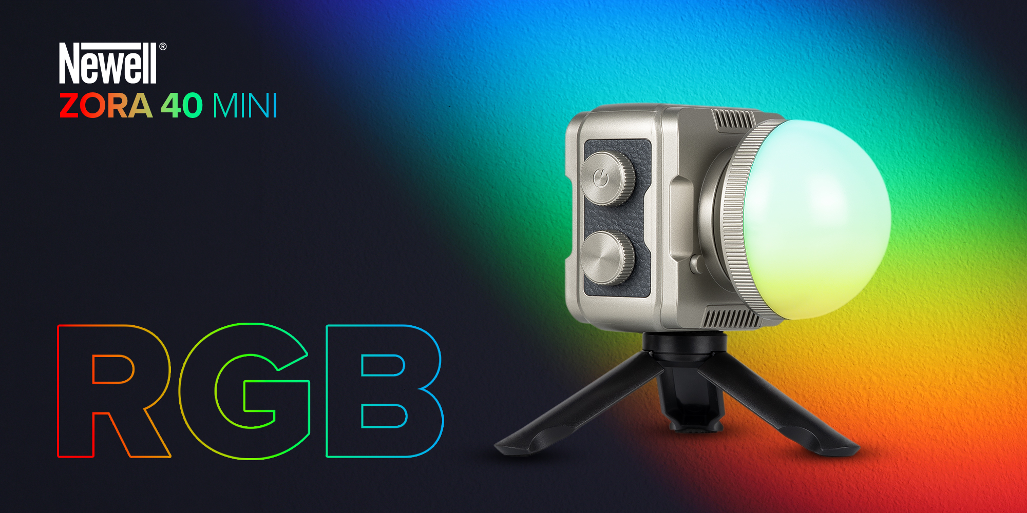 lampa led newell zora mini 40 rgb