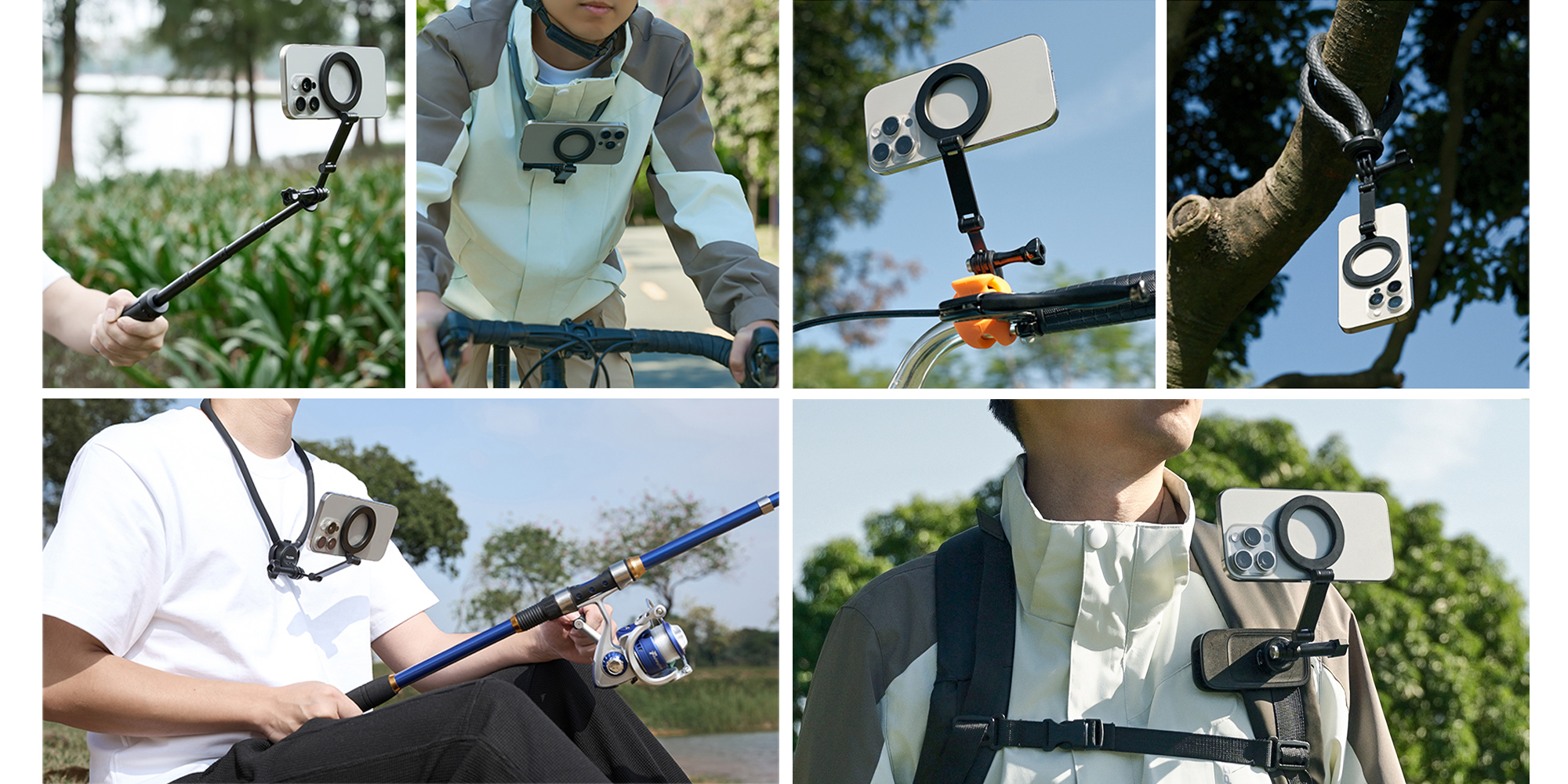 uchwyt magnetyczny do telefonu na system gopro