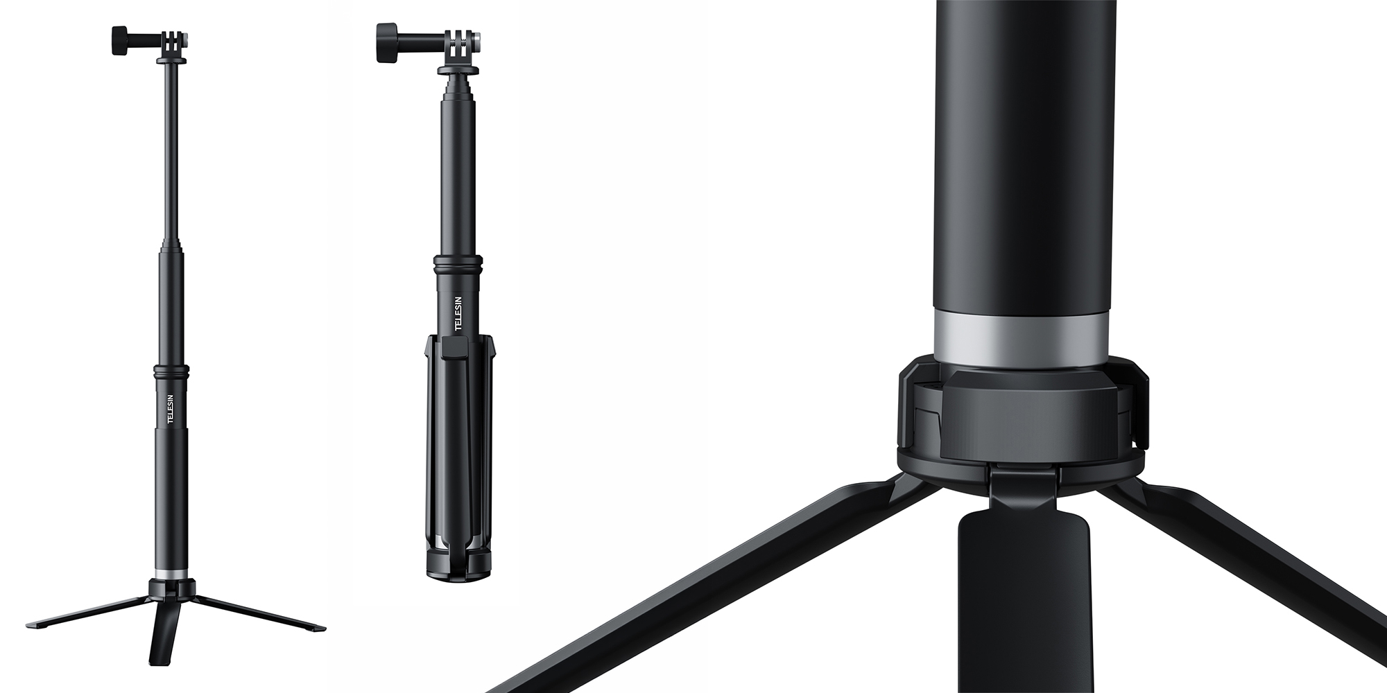 selfie stick do kamerek sportowych