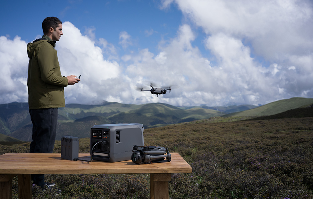 zestaw dji power 1000 mini + panel solarny 200w + kabel mc4