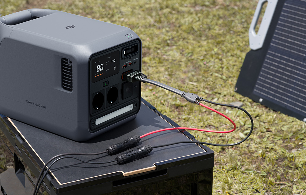 zestaw dji power 1000 mini + panel solarny 200w + kabel mc4