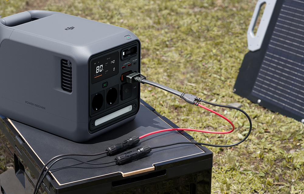 zestaw dji power 1000 mini + panel solarny 100w + kabel mc4
