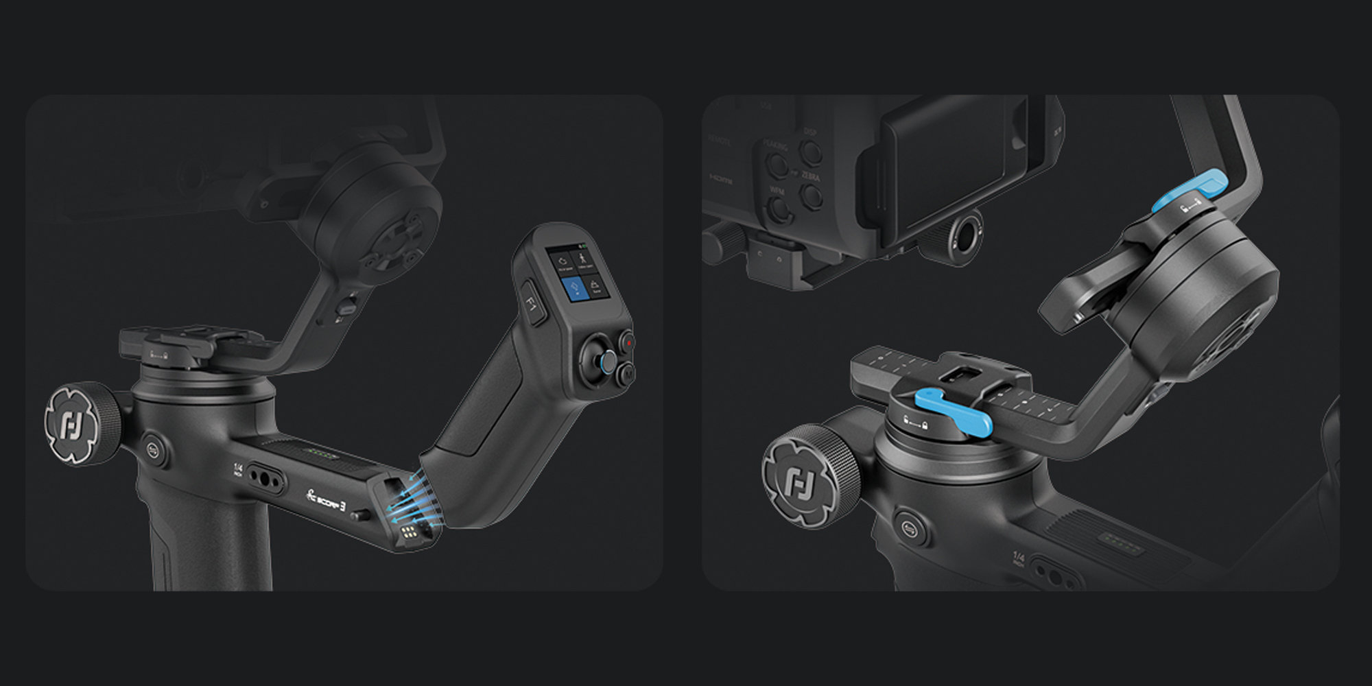 gimbal feiyutech scorp 3 kit