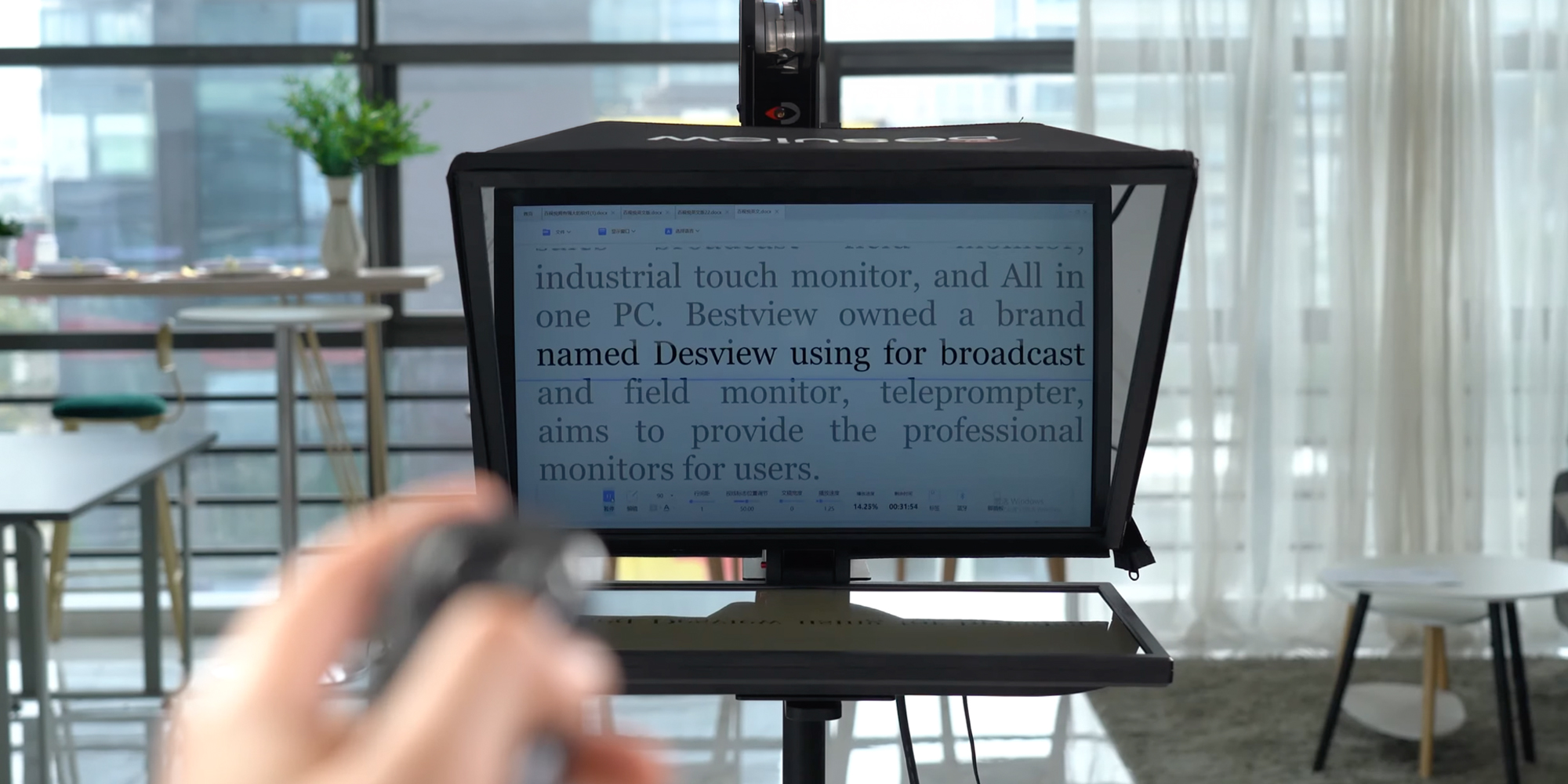 teleprompter desview t22