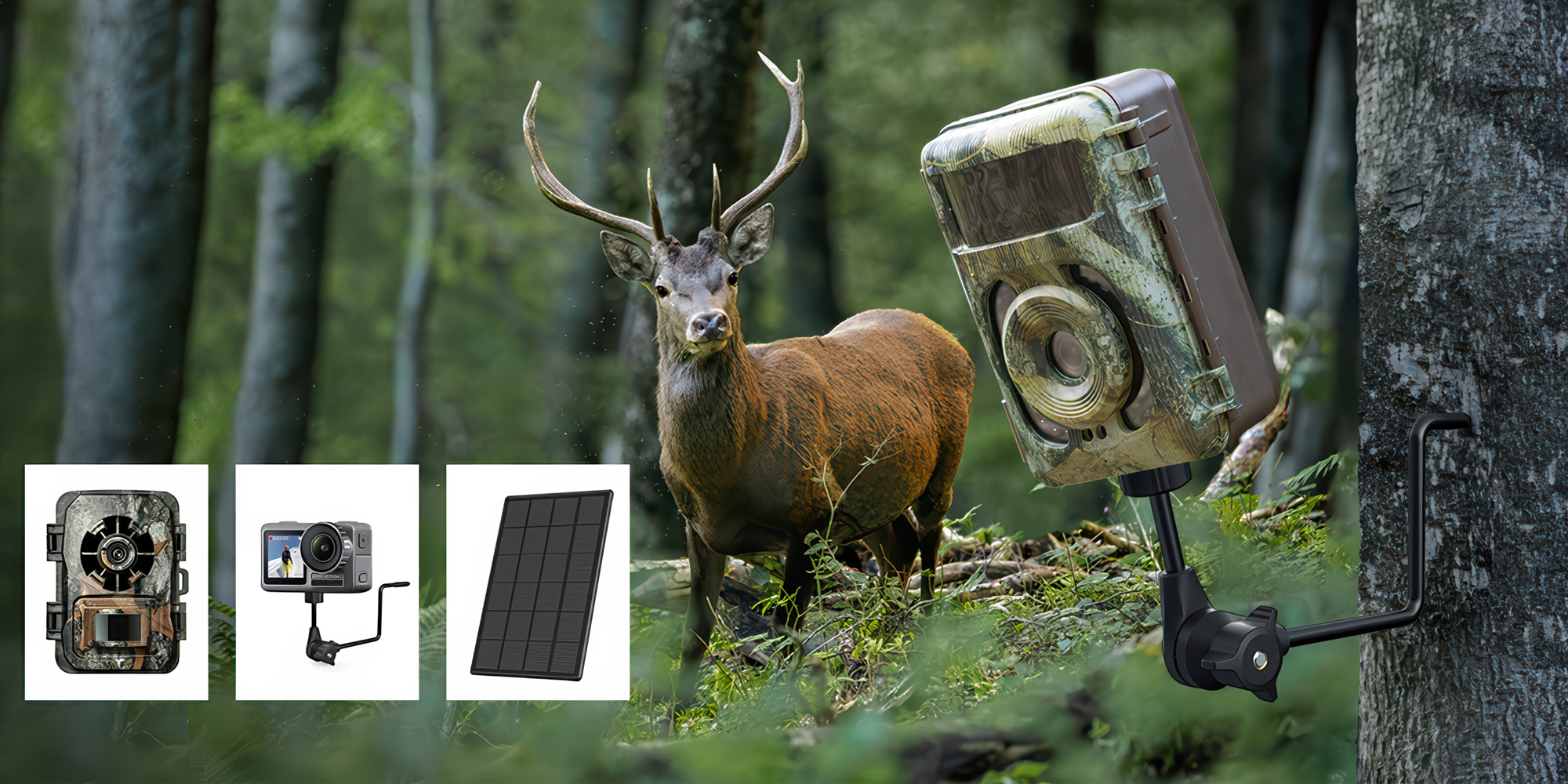 mocowanie wkręcane do kamer obserwacyjnych k&f concept - 2 szt.