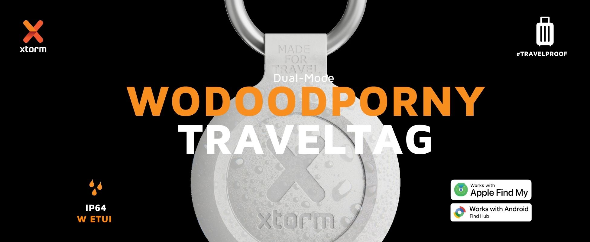 xtorm lokalizator (apple ios & android) biały