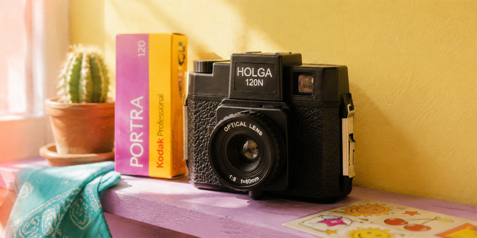 aparat holga 120n - czarny