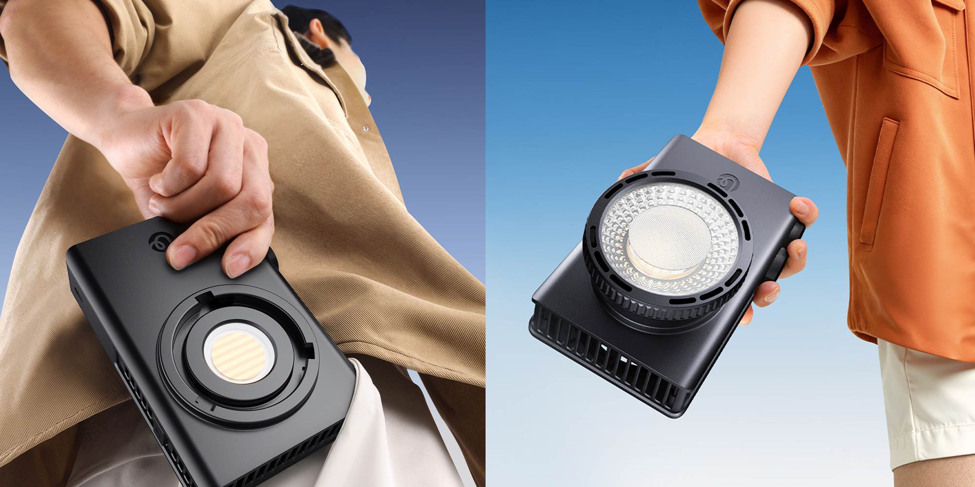 lampa led ulanzi c01 - wb (2700 k - 6500 k) z soczewką
